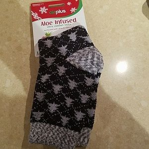 Brand new aloe infused slipper socks